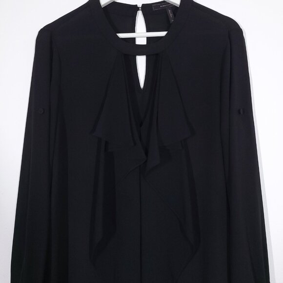 BCBGMaxAzria Black Flowy Dress - Picture 2 of 9